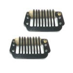 Hair Extension Clips - Black Small - 12 Pack